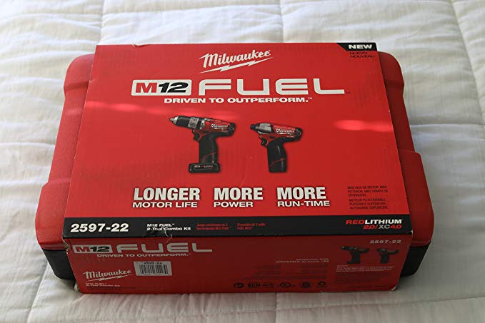 Milwaukee 2597-22 M12 12v M12 Fuel 2 Tool Combo Kit (hammer Drill Impact Driver)