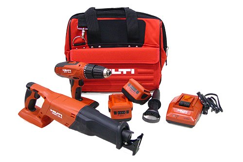 Hilti 03497682 SFH 18A and WSR 18-A 18-volt Cordless Impact Driver and Reciprocating Saw Combo Including Soft Case