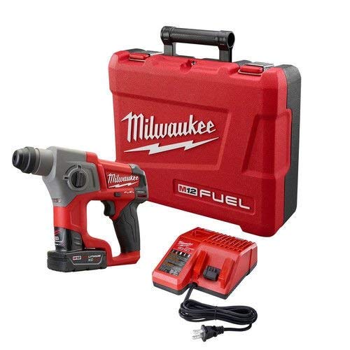 Milwaukee 2416-21XC M12 FUEL 12-Volt Lithium-Ion 5/8 in. Rotary Hammer Kit