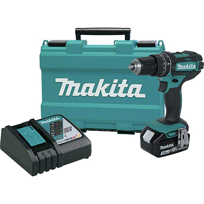 Makita XPH102-R 18V LXT Lithium-Ion Cordless 1/2 in. Hammer Driver-Drill Kit (Certified Refurbished)