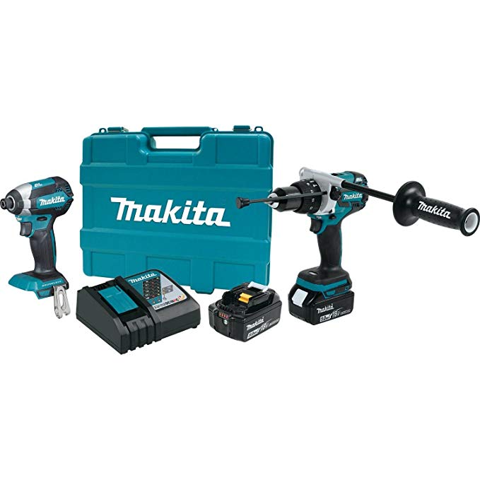 Makita XT267T 18V LXT Lithium-Ion Brushless Cordless 2-Pc. Combo Kit (5.0Ah)