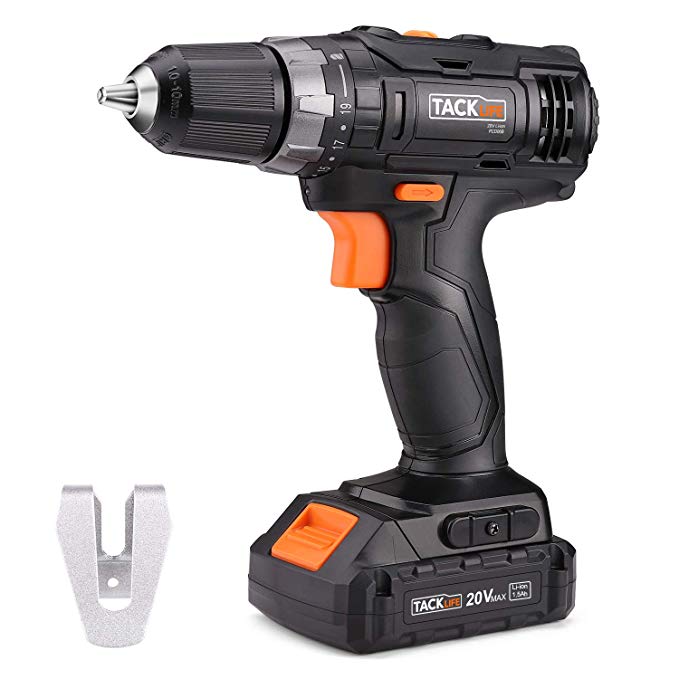 Tacklife PCD06B 20V MAX Lithium-Ion 3/8