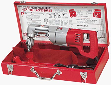 Milwaukee 3002-1 Electricians Kit 7 Amp 1/2-Inch Right Angle Drill with D-Handle