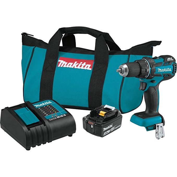 Makita XFD061 18V LXT Lithium-Ion COMPACT Brushless Cordless 1/2