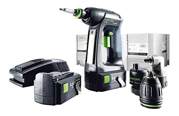 Festool C18 Li 5.2 Set 564616 Cordless Drill