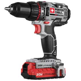 Porter-Cable PCCK600LB 20-volt max 1/2-inch lithium-ion drill-driver kit 