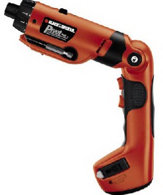 Black & Decker PD600 Pivot Plus 6-Volt Nicad Cordless Screwdriver with Articulating Head