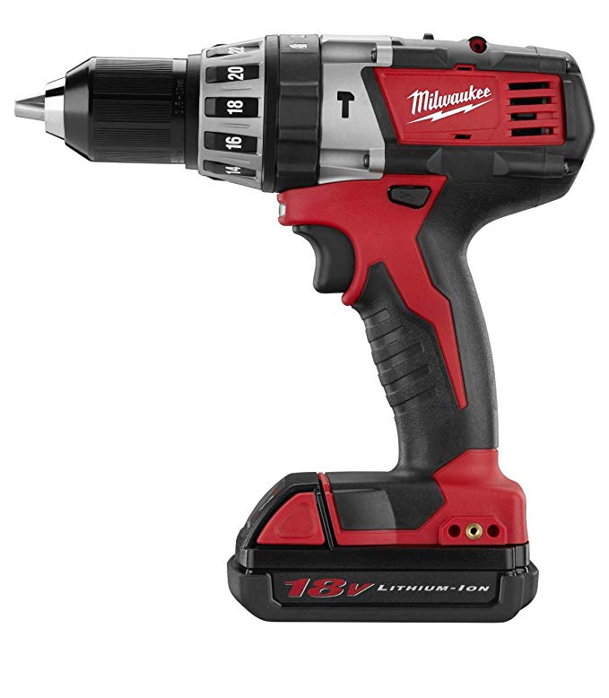 Milwaukee 2602-22CT M18 18-Volt Cordless 1/2-Inch Hammer Drill/Driver Kit