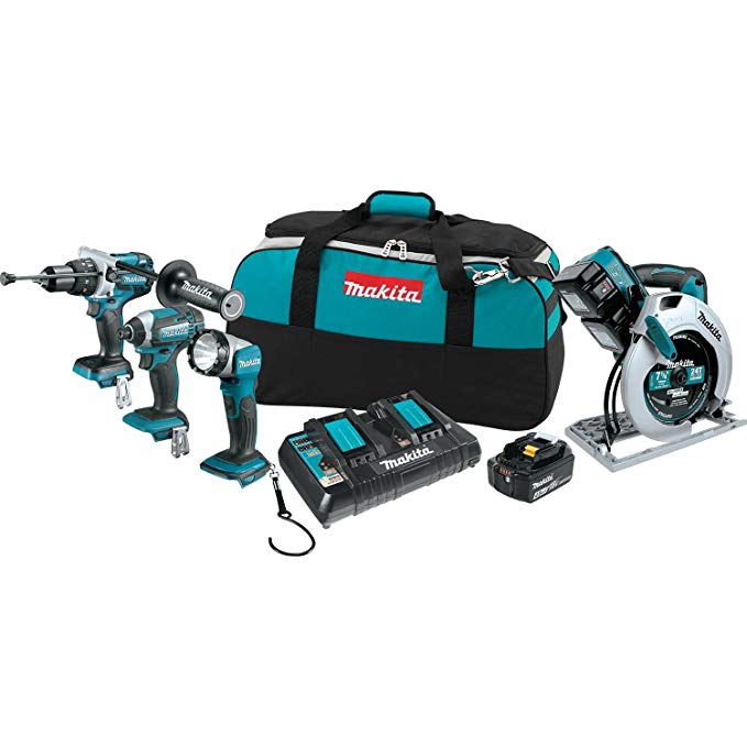 Makita XT443PM 18V X2 LXT Lithium-Ion 36V Cordless Combo Kit (4 Piece) (Discontinued by Manufacturer)