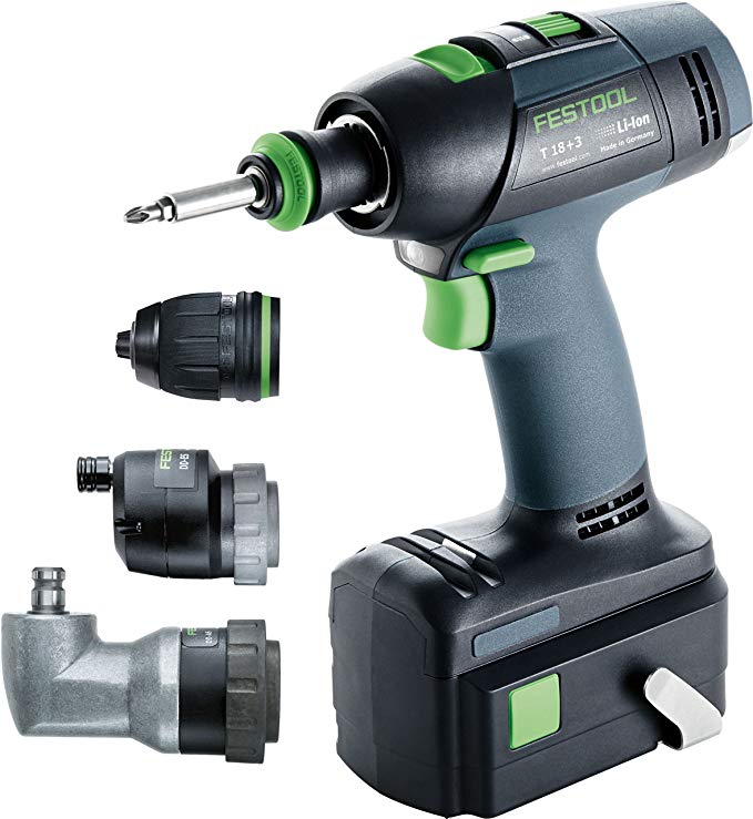 Festool T18+3 Li Set 564575 Cordless Drill