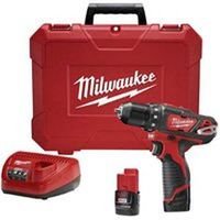 Milwaukee Electric Tools Drill Driver Kit 3/8In M12 2407-22