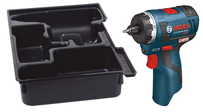 Bosch PS22BN Bare-Tool 12-volt Max Brushless Pocket Driver with Insert Tray for L-Boxx