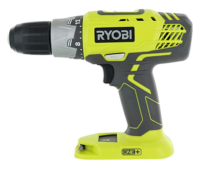 Ryobi P277 One+ 18 Volt Lithium Ion 1/2 Inch 2-Speed Drill Driver (18 Volt Batteries Not Included / Power Tool Only),Green,