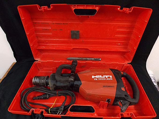 Hilti Demolition Jack Hammer/Breaker with 1 Bit, Part #TE 1000-AVR HI DRIVE