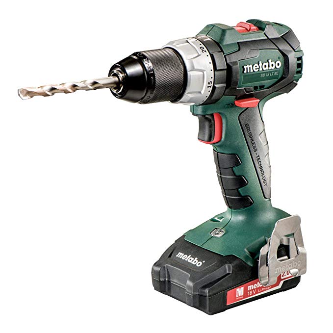 Metabo SB 18 LT BL 2 x 2.0kit 18V Brushless Hammer Drill/Driver 2.0Ah Kit