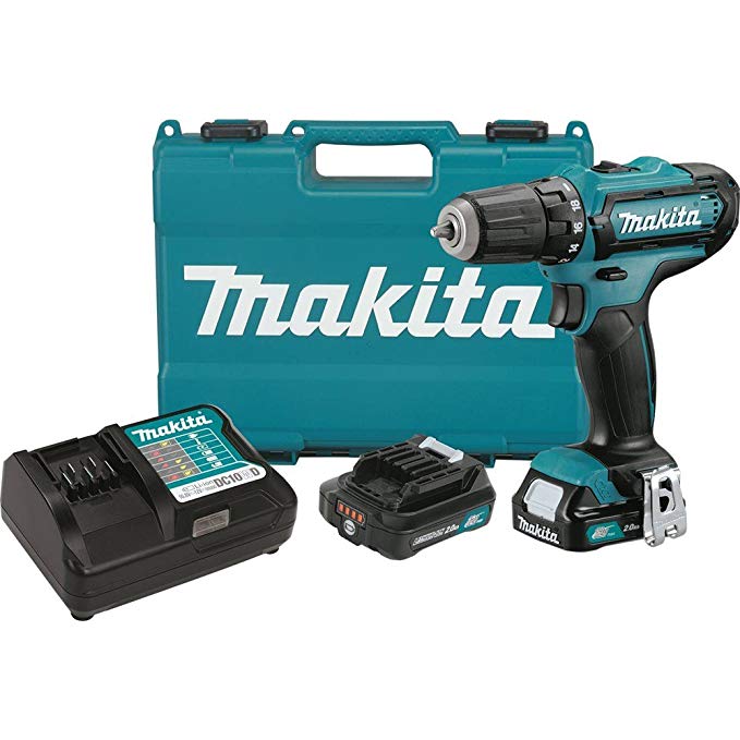 Makita FD05R1 12V Max CXT Lithium-Ion Cordless Driver-Drill Kit, 3/8