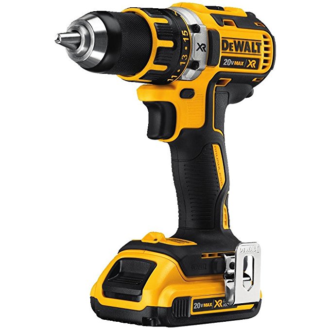 DEWALT DCD790D2 20V MAX XR Lithium-Ion Brushless Compact Drill/Driver Kit