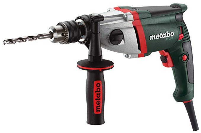 Metabo BE 751 0-1,000/0-3,000 RPM 6.5 AMP 1/2-Inch 2 Speed Drill