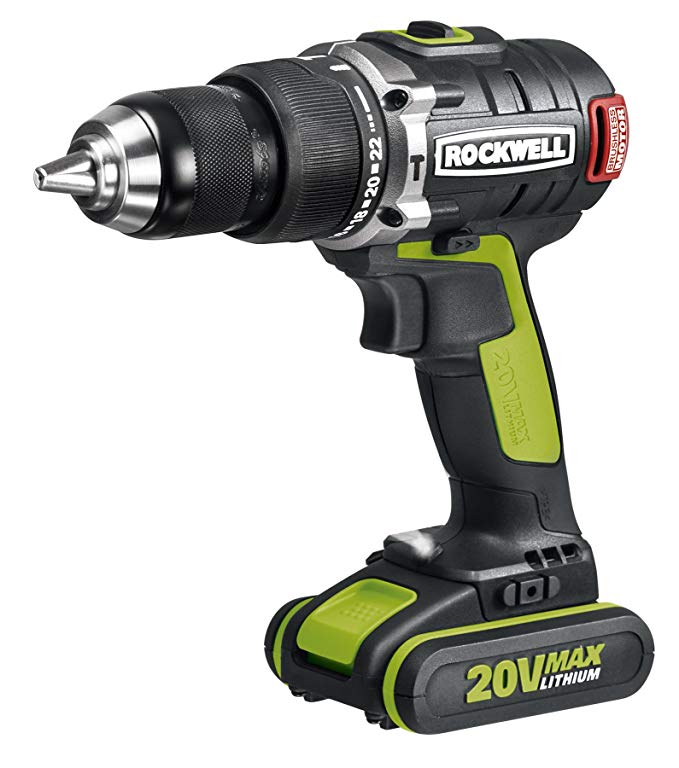 Rockwell RK2853K2 Li-ion Brushless Hammer Drill, 20V