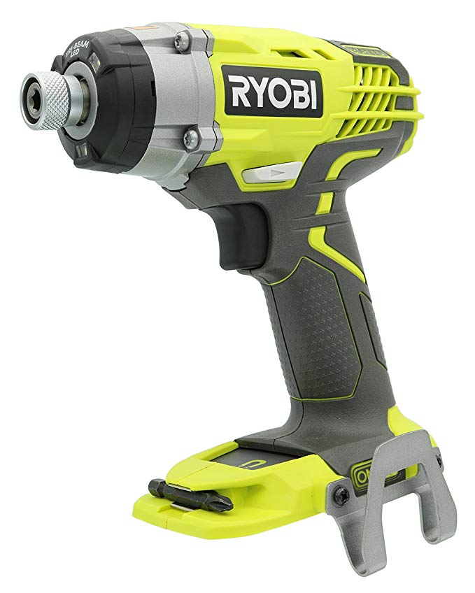 Ryobi P237 18V One+ Lithium Ion Cordless Multi Speed 1-1/4 Inch Keyless Chuck Impact Driver w/ Belt Clip and LED (Battery Not Included / Power Tool Only)