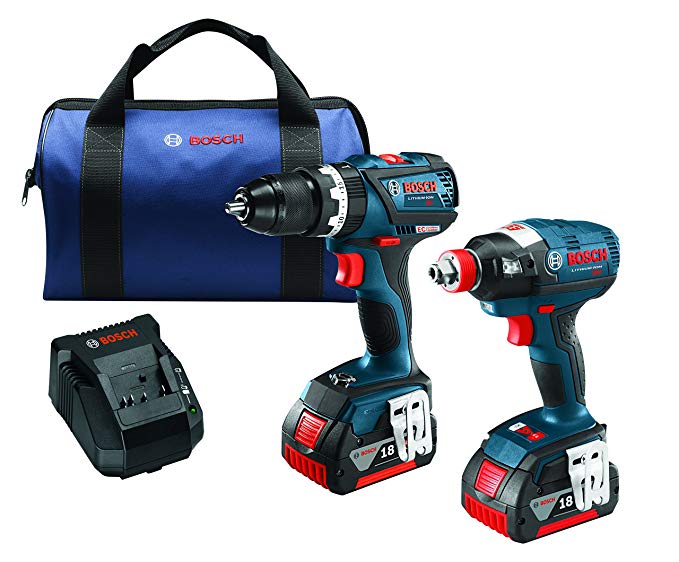 Bosch CLPK251-181 18V 2 Tool Combo Kit with 1/4