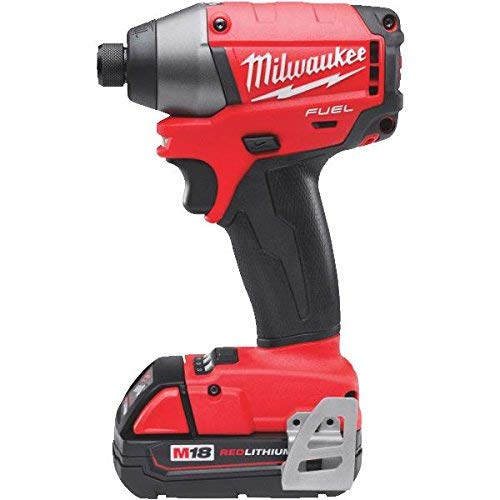 Milwaukee 2653-22CT M18 Fuel 1/4 Hex Imp Driver Kit W Cmpt Bat