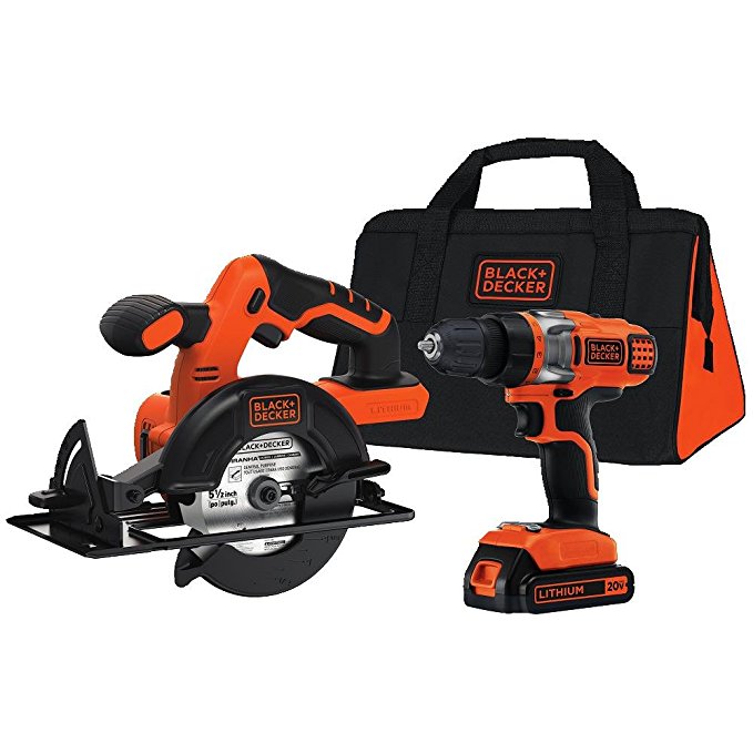 BLACK+DECKER BDCD220CS 20-volt Max Drill/Driver and Circular Saw Kit