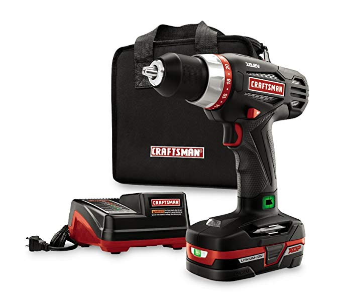 Craftsman C3 1/2-In Heavy-Duty Drill Kit Powered by XCP 35704