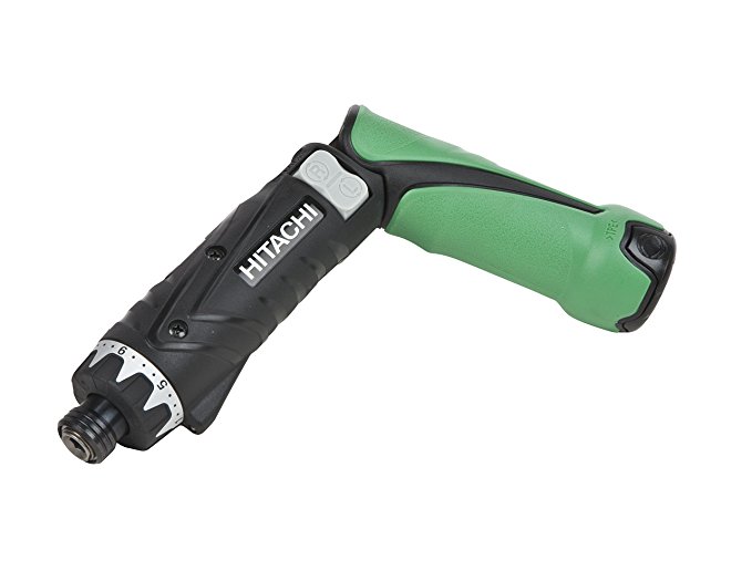 Hitachi DB3DL2 Power Cordless Screwdriver Kit, 3.6V 1.5Ah Lithium Ion Battery - 2, Dual Position, LED Light, Lifetime Tool Warranty